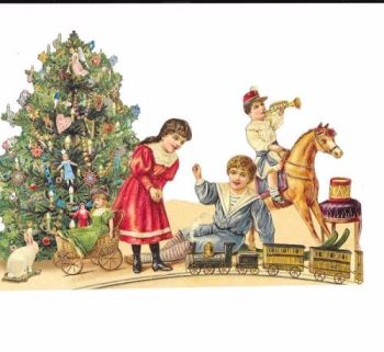 5180GT -  Christmas Tree Decorations Toys Dolls Glitter