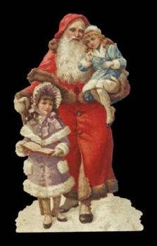 5147GT - Santa Claus Father Christmas Glitter