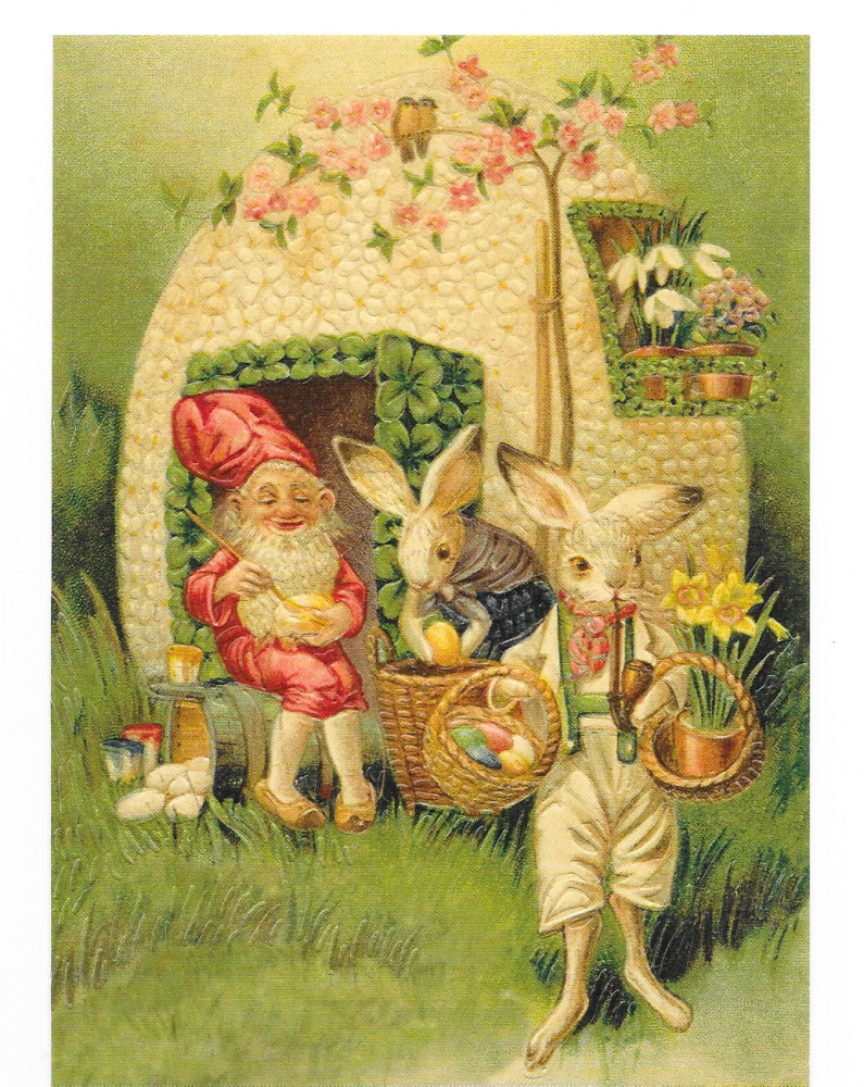 Antique Style Post Card Easter Sacred Lamb