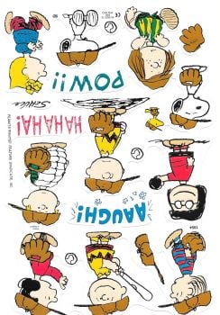 1954 - Snoopy Joe Cool Shultz Charlie Brown Peanuts Scrap Sheet 