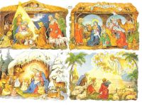  7202 - Cherubs Angels Jesus Madonna Advent Nativity 