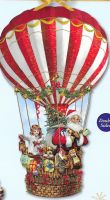 Alison Gardener Victorian hot air balloon Santa Claus advent calendar Barbara Behr 