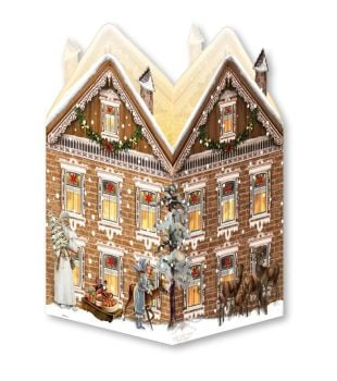 Mini house advent calendar Christmas Lantern 