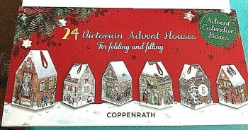 Christmas advent calendar gift box's for chocolates or presents Antique style