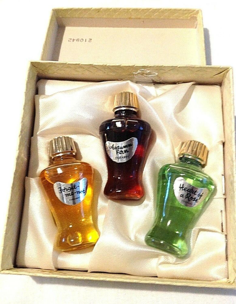 Vintage Dubarry Perfume Scent Bottle Miniature Set