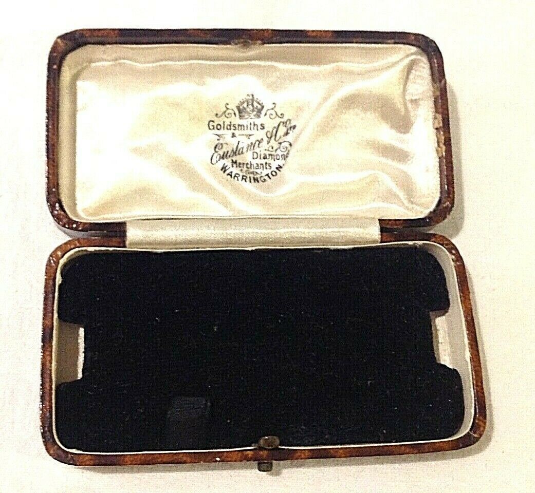 Antique Asprey Aspreys fitted Brooch Pin Jewellery Display Box Bond st Lond