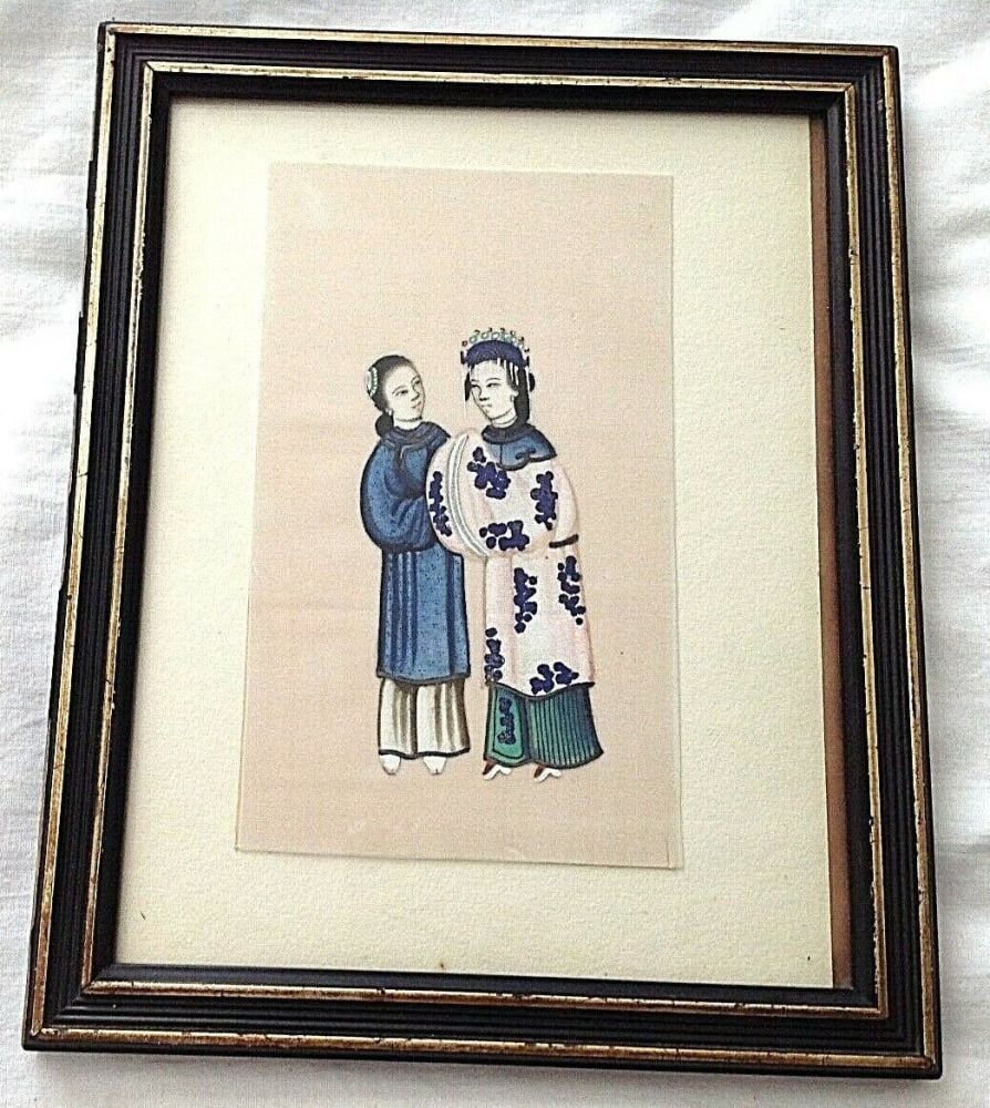 Antique classical print  beautifully framed very decorative one of a set