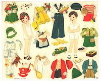 Cut Out Sheets Dress Me Dolls 