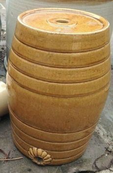 Antique Victorian Doulton Lambeth stoneware cider or water barrel
