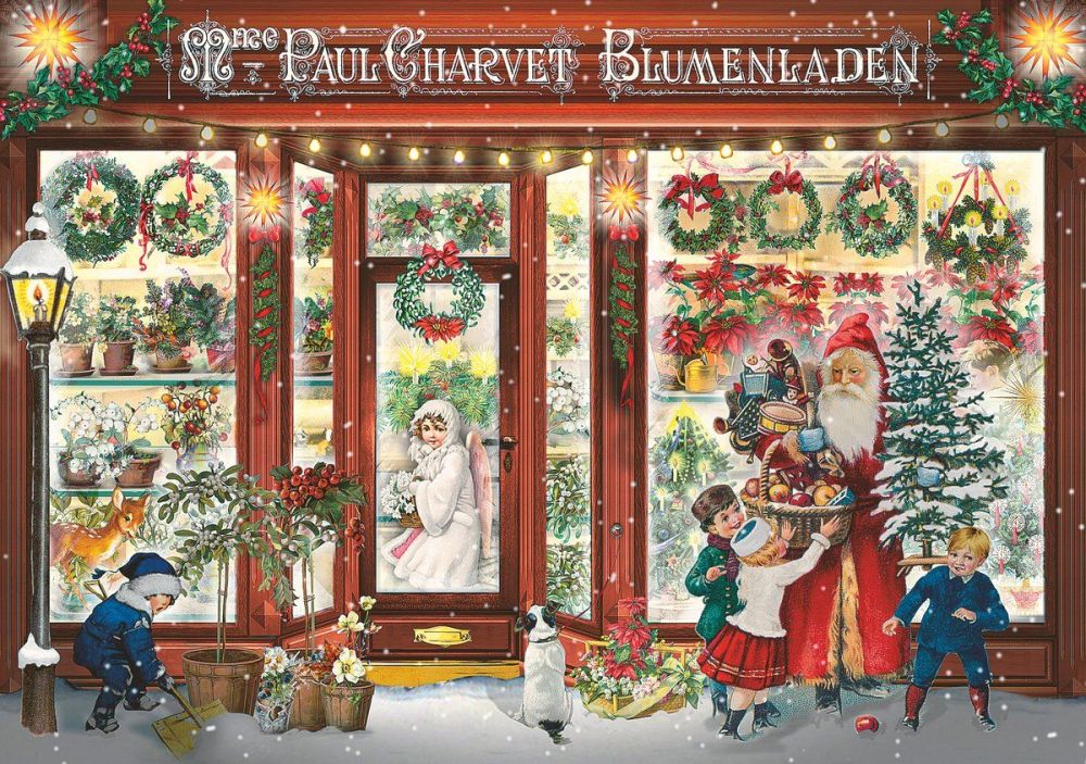  Advent Calendar Christmas Concertina Card