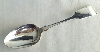 Antique Sterling Silver serving spoon hallmarked Dublin 1823