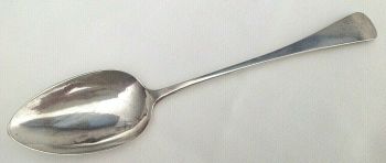 Antique sterling silver Georgian spoon Exeter C1810 Goss & Parsons