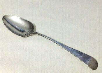 Antique Georgian sterling silver spoon hallmarked London 1810