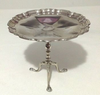 Antique Victorian miniature table calling cards hallmarked silver Sheffield 1899
