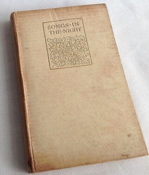 Antique Edwardian poetry book Songs in the night Hills & Co