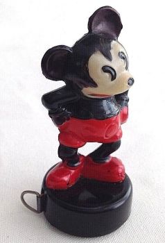 Antique super rare Mickey Mouse Disney celluloid tape novelty measure