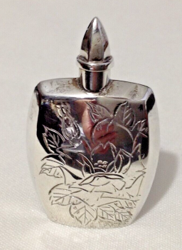 Sterling silver Japanese Kohl bottle or perfume scent