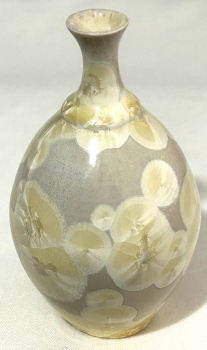 A studio pottery small bud vase signed Avril Farley