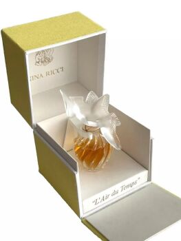 Lalique Flacon Parfum perfume scent bottle Double Dove doves L'air du temps