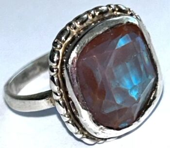An Early 20th Century Saphiret sterling silver ring