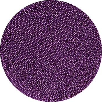 No: 812 Purple Heart Small Glass Bead Barbara Trombley Art Glitter