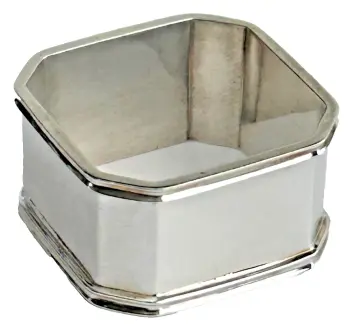 Vintage sterling silver Napkin Ring Hallmarked 1959 Birmingham
