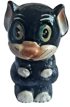 Antique Ooloo cat perfume scent bottle novelty potters & moore Bonzo dog friend