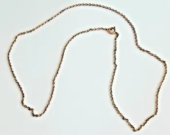 9ct gold chain necklace 3.9 g 51 cm 18 inches