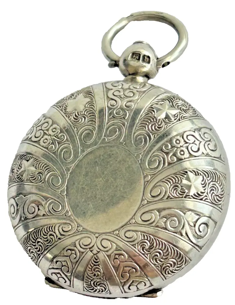 Antique Edwardian sterling silver hallmarked sovereign case hallmarked 1901