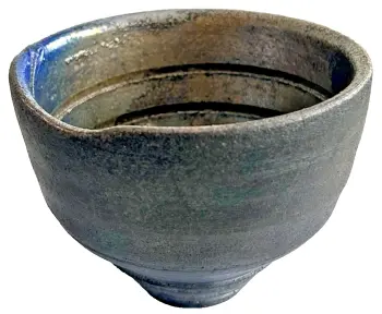 Signed David Jones Raku studio pottery pot