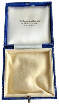 Vintage jewellery display box Brooch Pin necklace pendant R Hayes Walsall