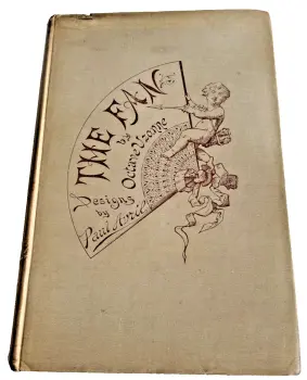 Antique Victorian The Fan book by Octave Uzanne C1884 Designs by Paul Avril