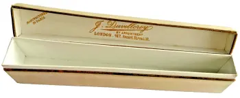 Antique Victorian fan box J Duvelleroy Paris