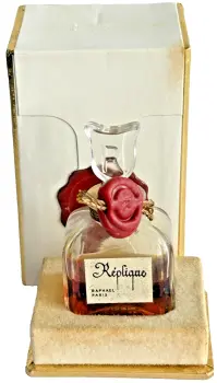 Vintage C1956 glass perfume scent bottle sealed and box Replique Raphael Paris