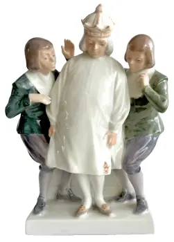 Vintage Royal Copenhagen Porcelain figurine The Emperor's New Clothes No 1288
