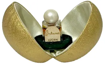 Rare vintage mini lucien Lelong Indiscrete perfume scent bottle in box