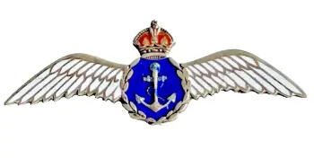 Antique WW1 WW2 sterling silver enamel Sweetheart brooch pin Pilot Wings