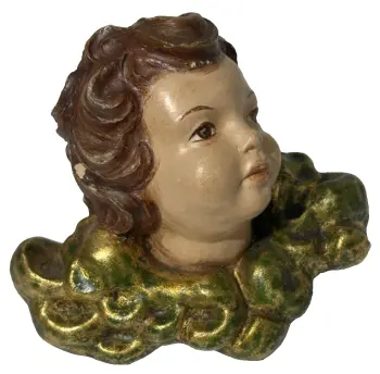 Vintage antique ceramic cherub angel Christmas Decoration