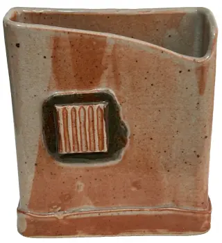 A studio pottery vase signed Patrice Lebreton French