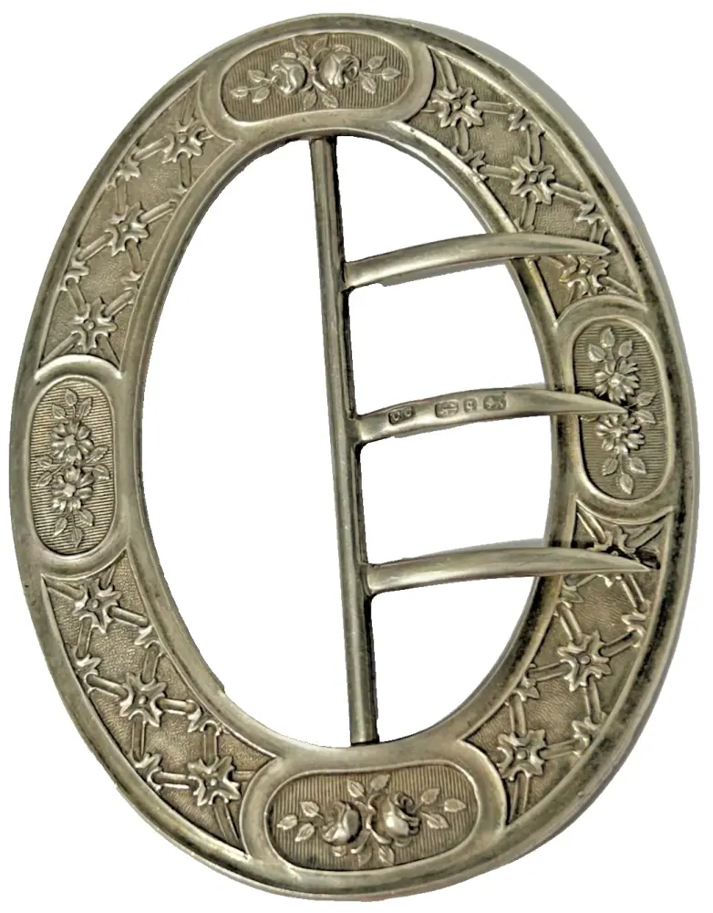 Victorian sterling silver hallmarked 1890 Buckle
