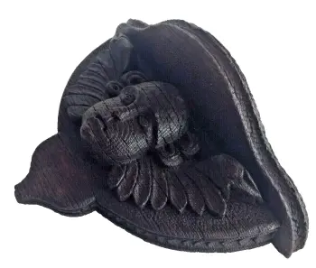 Antique carved wood wooden angel cherub wall bracket shelf