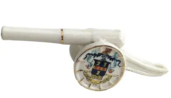 WW1 crested china field gun crest Floreat Rugbea Arcadian China