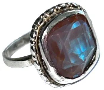 An Early 20th Century Saphiret sterling silver ring