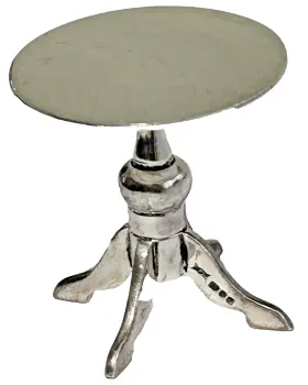 Vintage miniature side table sterling silver hallmarked London 1978
