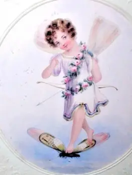 Victorian Fairy Water Colour Painting