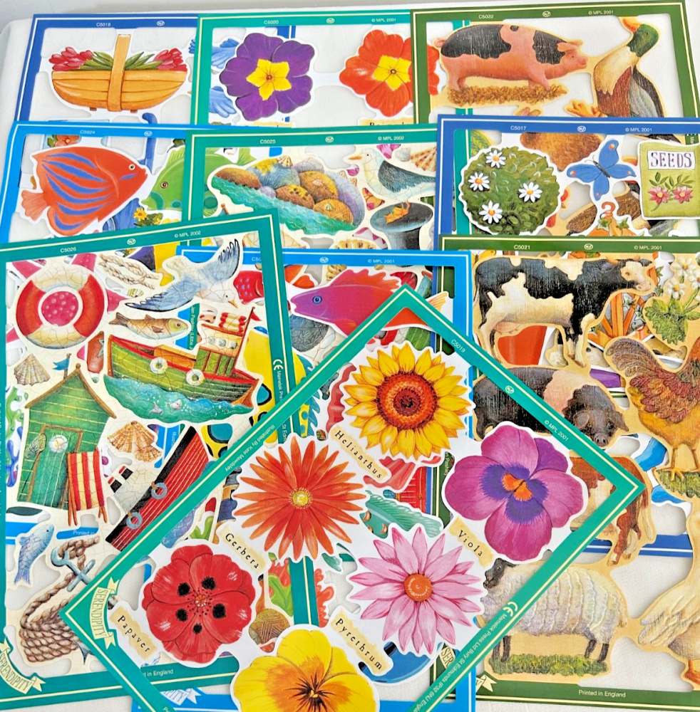 Decoupage lithograph Vintage style Paper scraps x 10 sheets serendipity mam