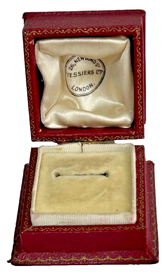 Antique or Vintage Tessier's London ring display box