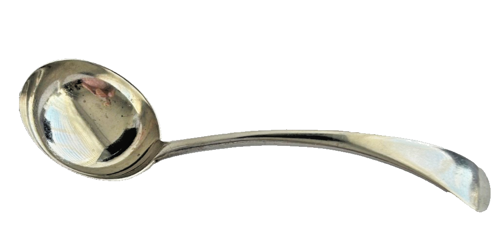 Antique Victorian sterling silver sauce ladle hallmarked London 1870 Harrod