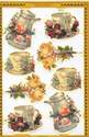 a167 - Victorian Teapots Cups Roses
