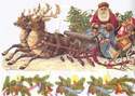 7194 - Santa Clause Father Christmas Riendeer